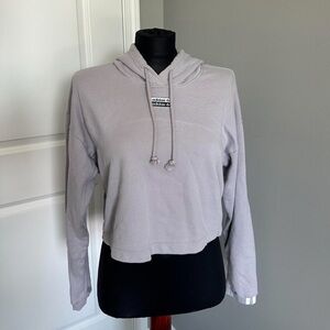 Light Lavender Adidas Cropped Hoodie